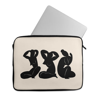 SITTING WOMEN LAPTOP SLEEVE