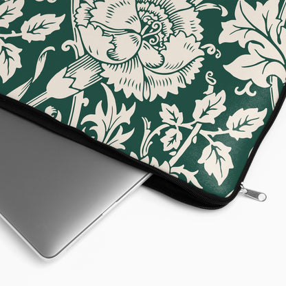 Green Art-Nouveau Laptop Sleeve