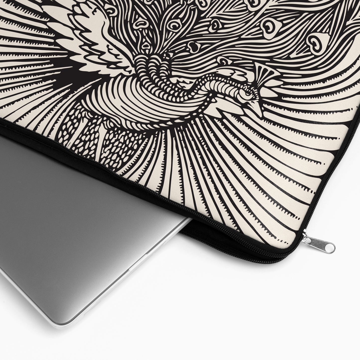 Art-Nouveau Peacock Laptop Sleeve
