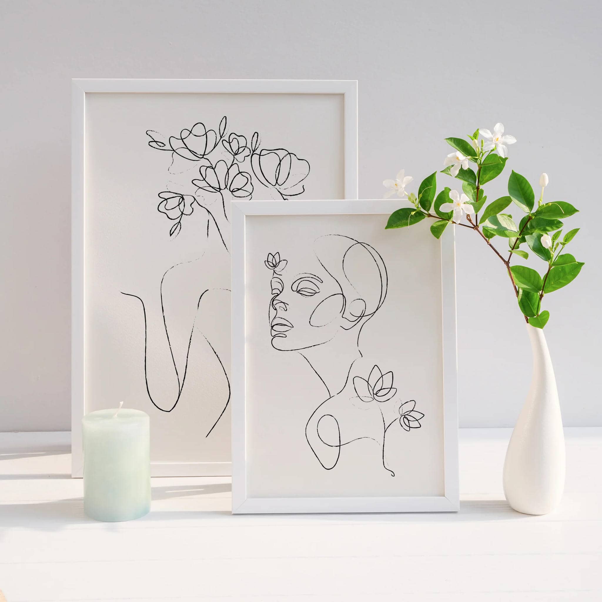 Line Art Black and White Art Prints | Shop Wall Art, Iconic Art Prints