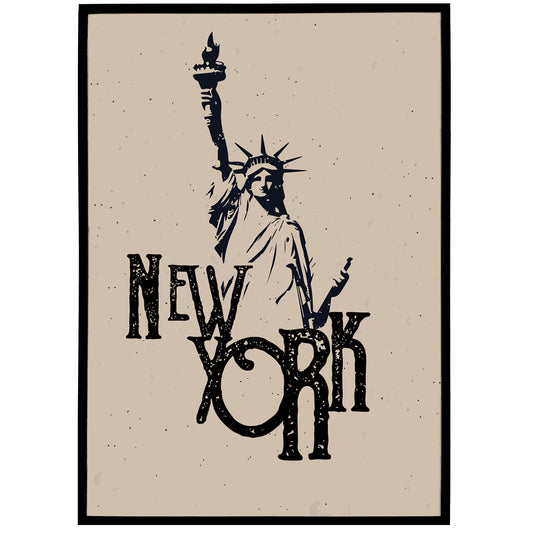 New York Retro Poster