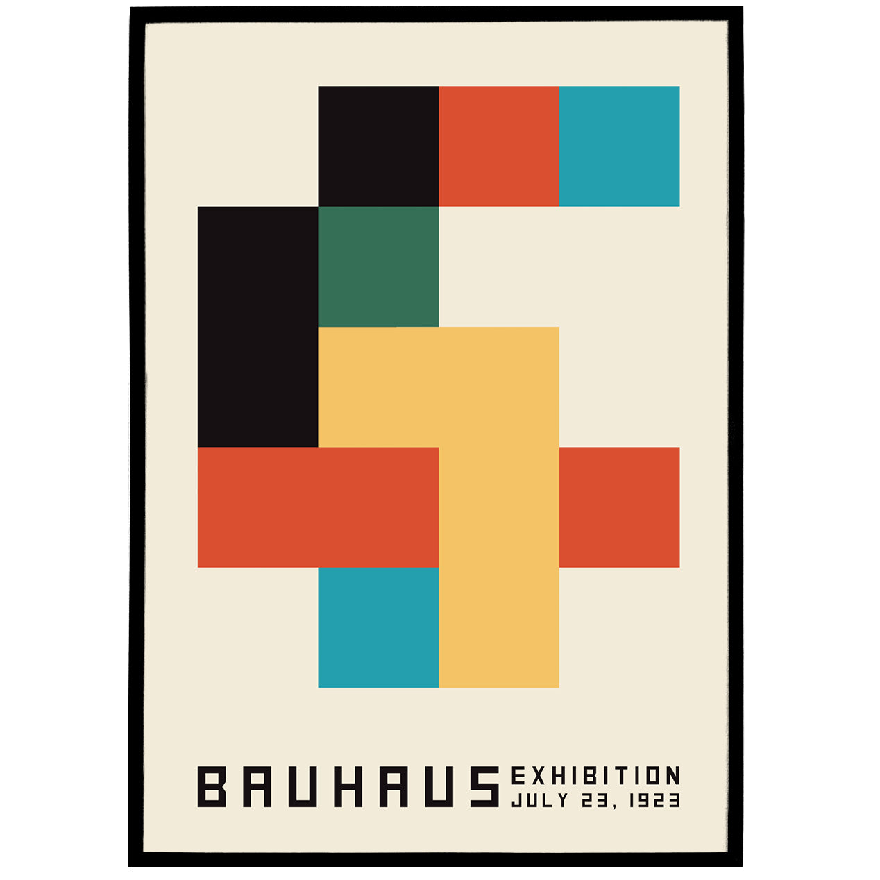 Retro Bauhaus Poster – HypeSheriff