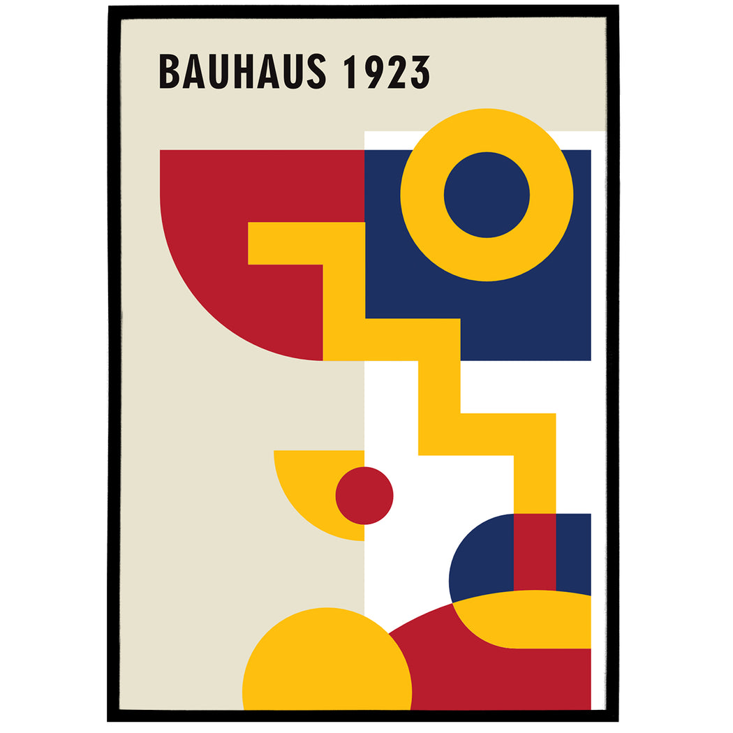 Vintage Bauhaus Poster Print Posters, Original Prints — HypeSheriff US