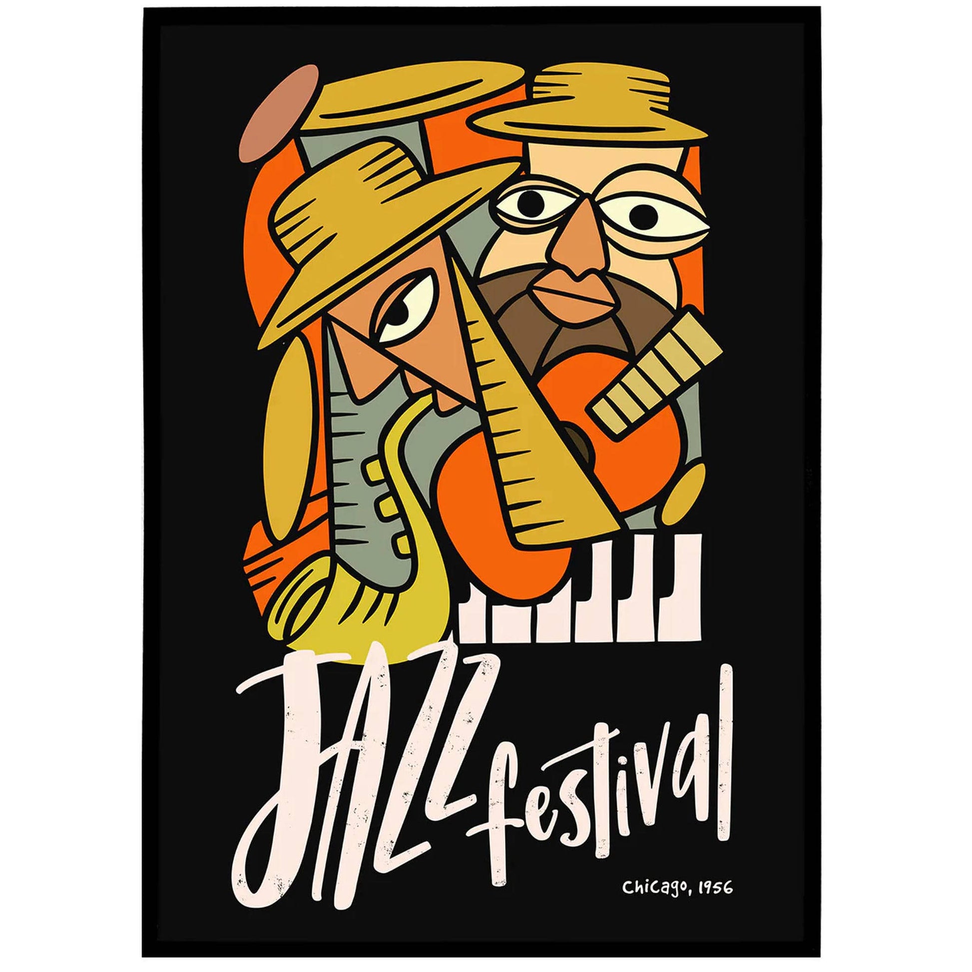 Jazz Festival, Chicago Poster - HypeSheriff