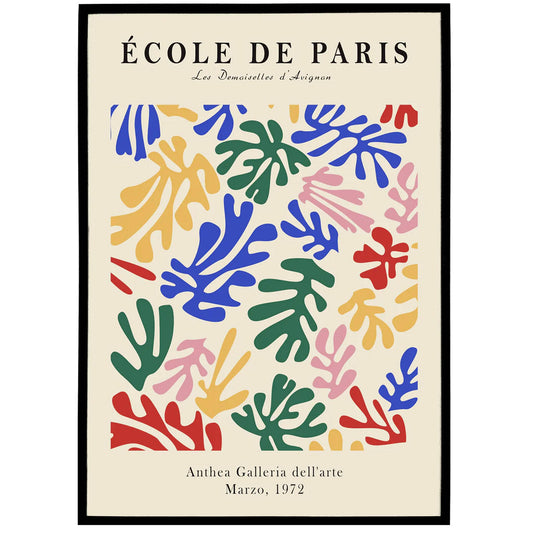 ÉCOLE DE PARIS Exhibition Poster - HypeSheriff