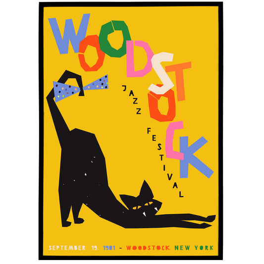 Woodstock Jazz Festival Poster