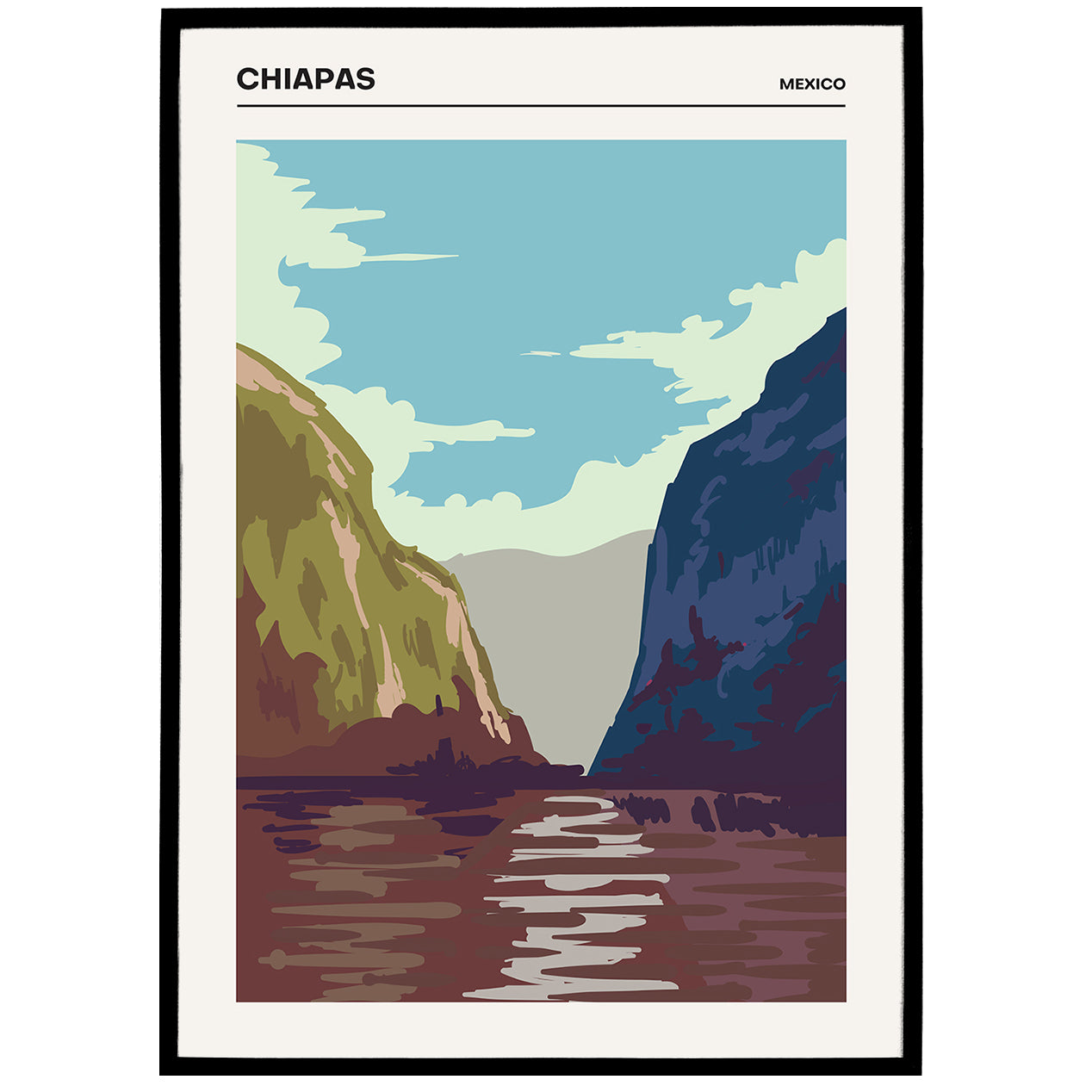 Chiapas Mexico Poster