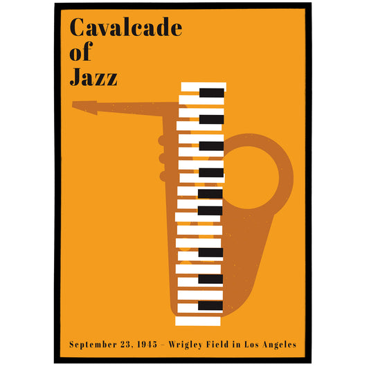 Cavalcade of Jazz Festival Poster