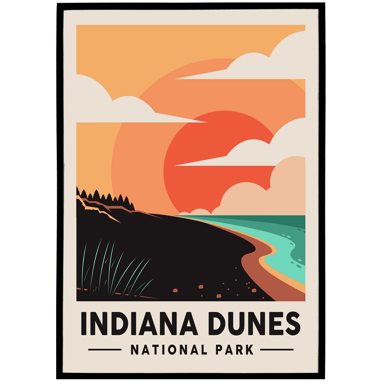 Indiana Dunes National Park Poster