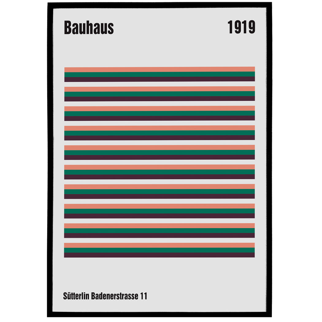 1919 Bauhaus Poster