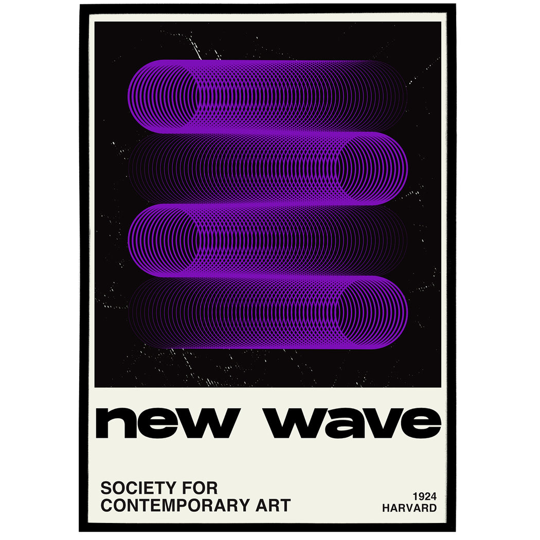 Contemporary New Wave Poster