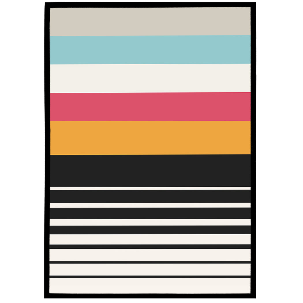 Bauhaus Lines Poster 