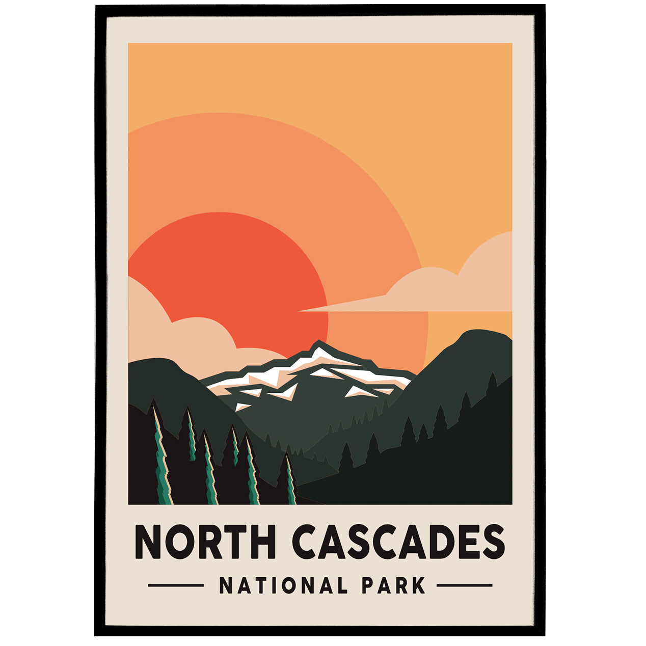 North Cascades National Park Poster