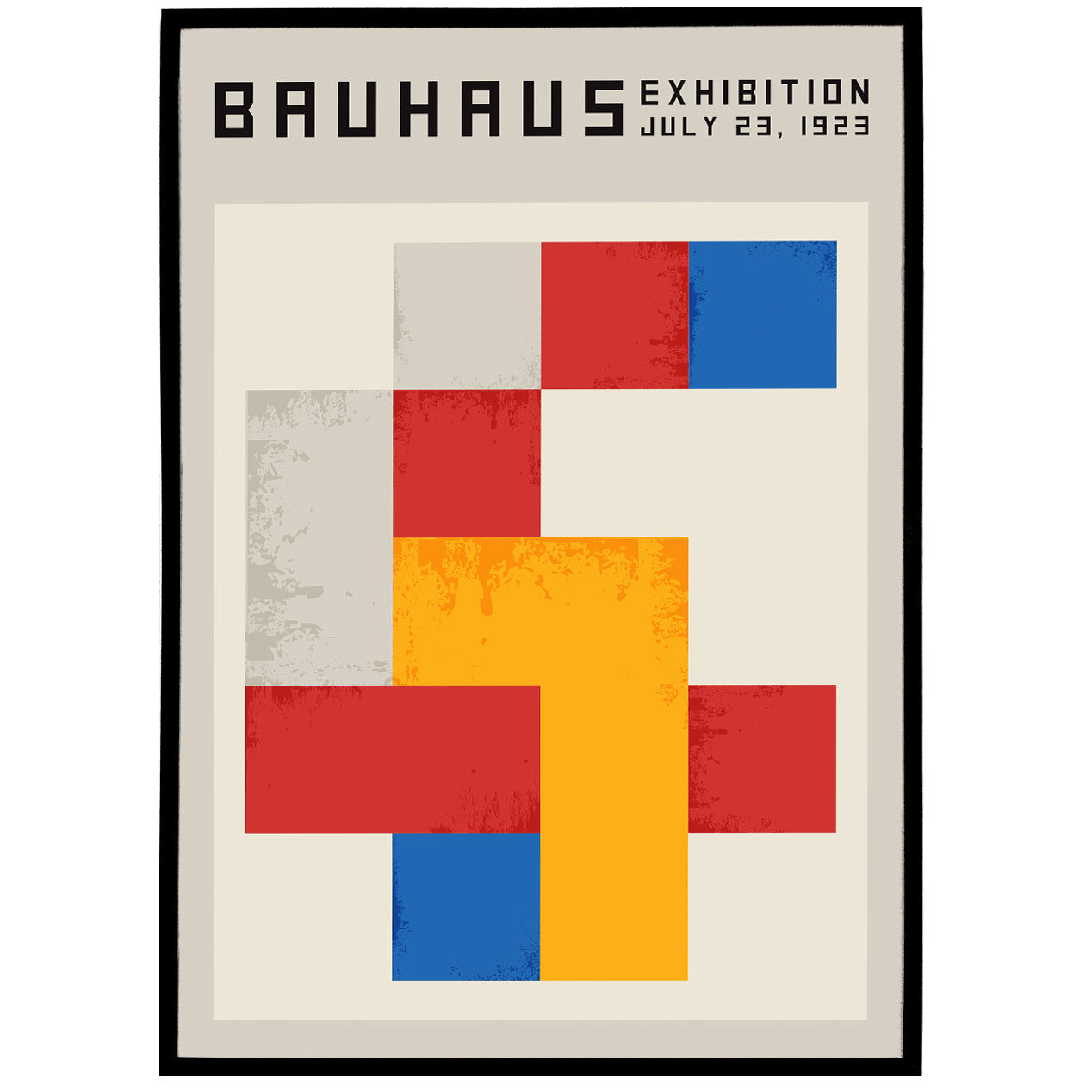 Retro Bauhaus Poster