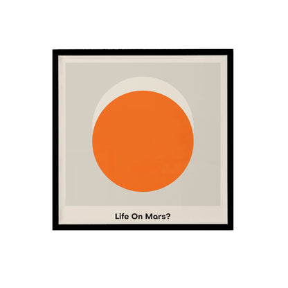 Life on Mars? Minimalist Poster