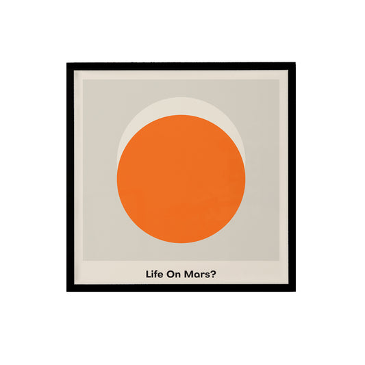 Life on Mars? Minimalist Poster