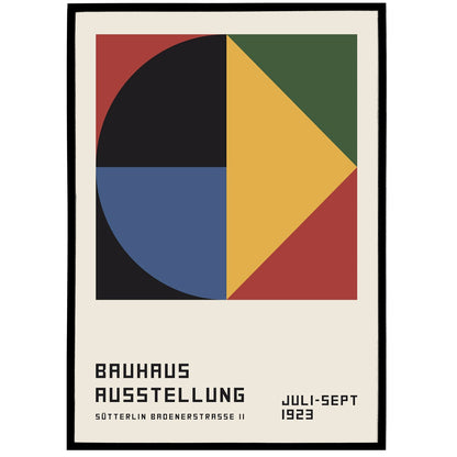 Retro Bauhaus 1923 Poster