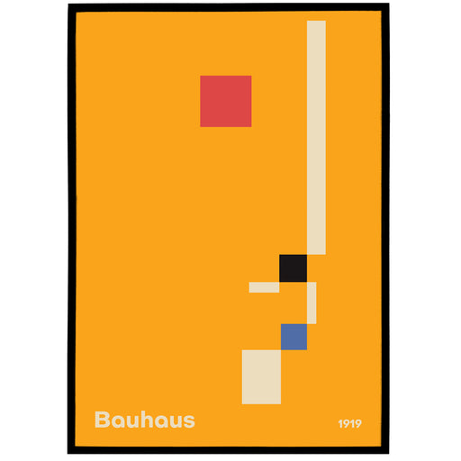 1919 Bauhaus Poster