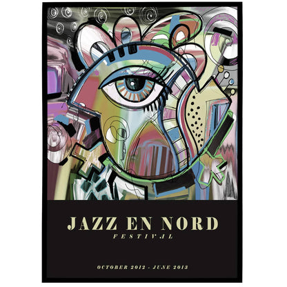 Colorful Jazz Music Festival Poster - HypeSheriff