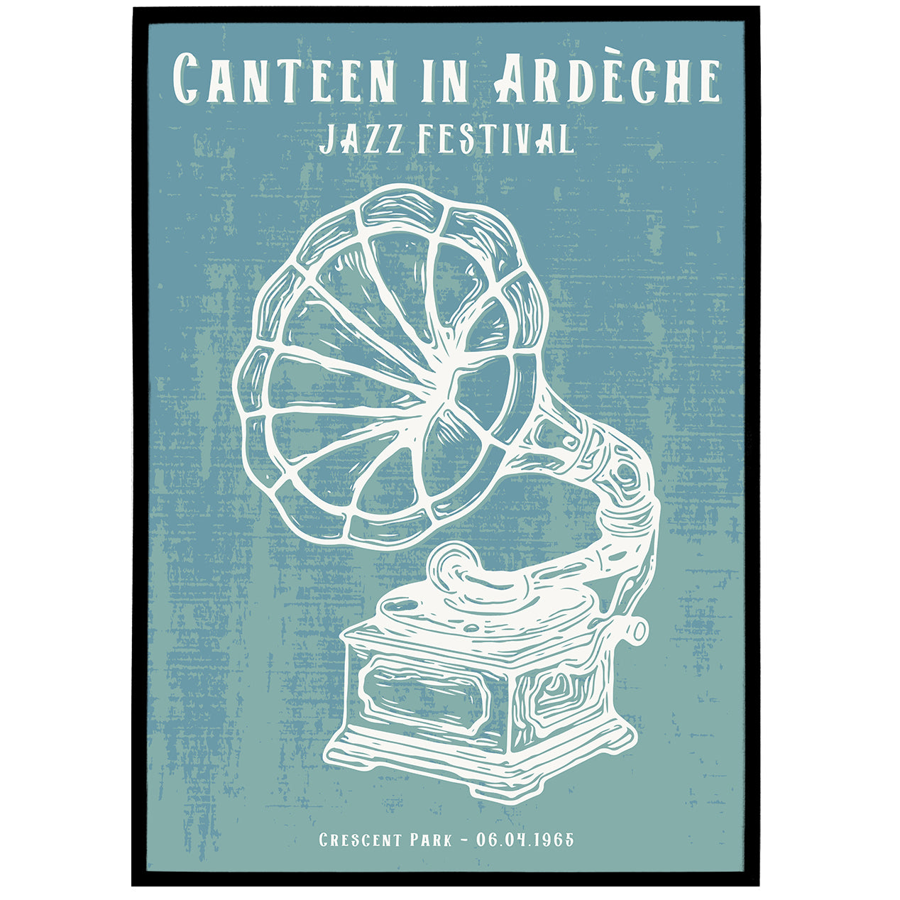 Canteen in Ardèche Jazz Festival Poster