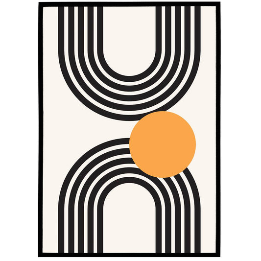 Geometric Arch Print - HypeSheriff