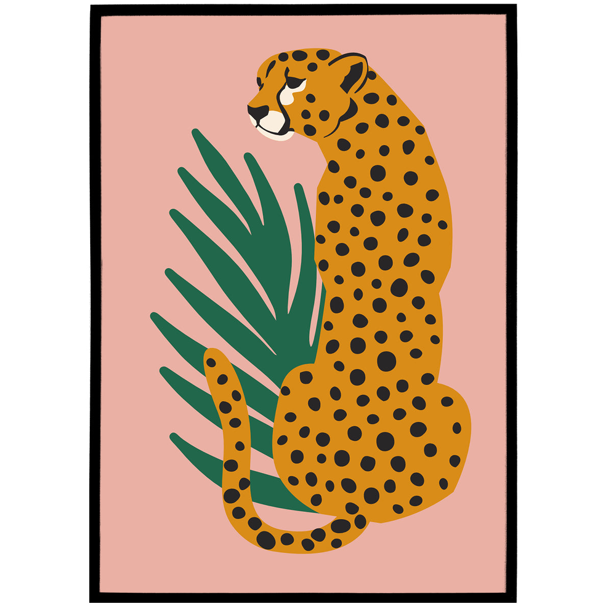 Cheetah Illustration Art Print — HypeSheriff US
