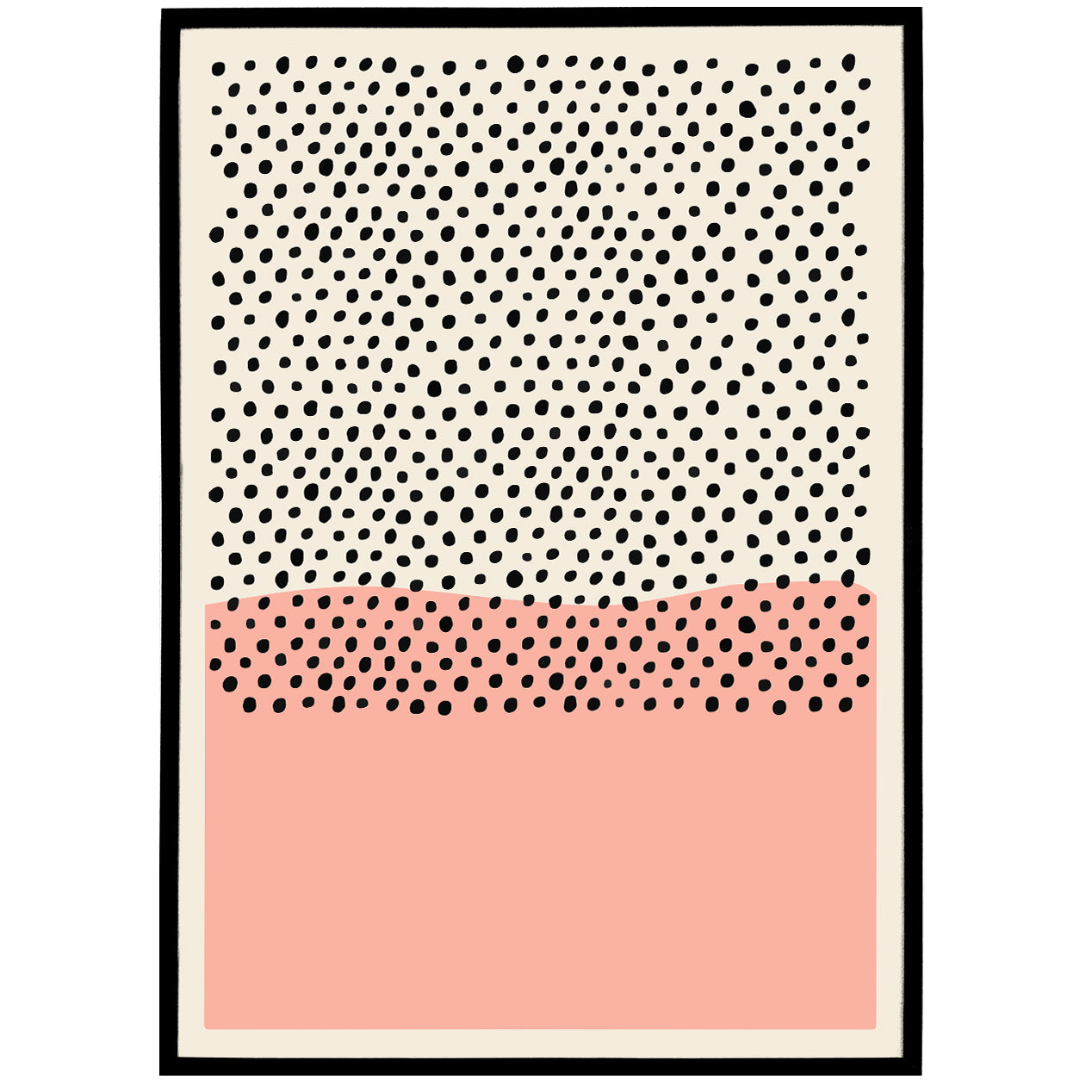 Pastel Pink Mid-Century Modern Poster