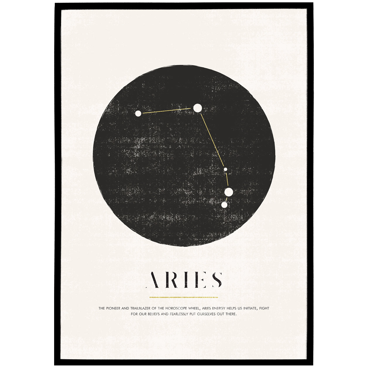 Aries Zodiac Art Print