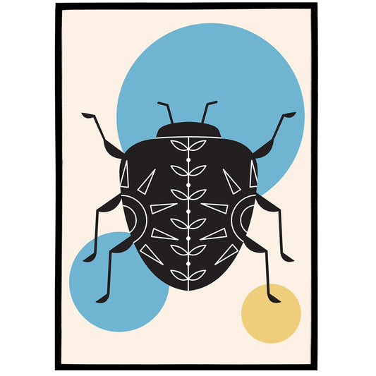 Scandinavian Bug Illustration Print