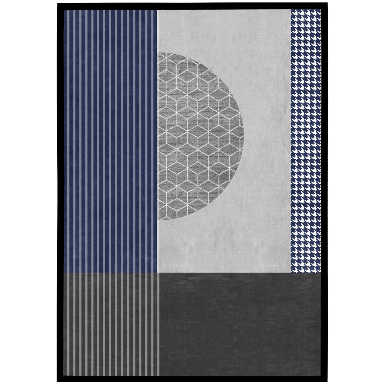 Duty of Fate - Geometric Mid-Century Modern Poster - HypeSheriff