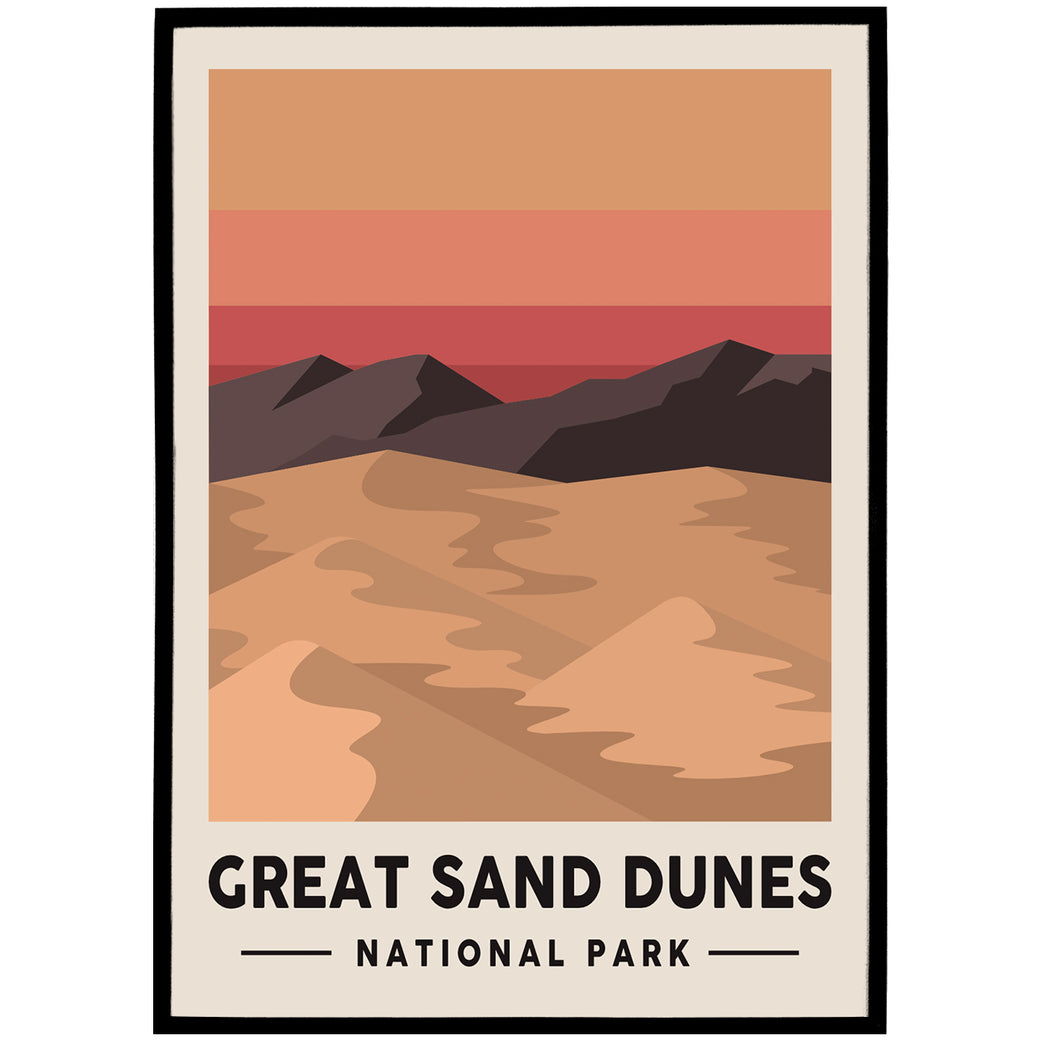 Great Sand Dunes National Park Poster