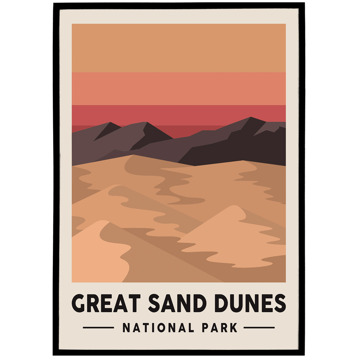 Great Sand Dunes National Park Poster — HypeSheriff US