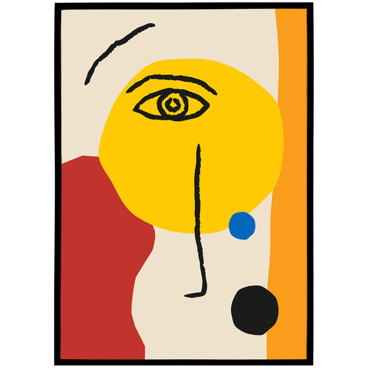 Bauhaus Inspired Portrait Poster