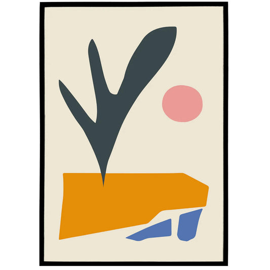 Minimalist Cutouts Poster - HypeSheriff