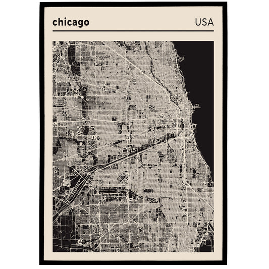 Chicago Map Poster