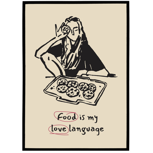 Food is My Love Language  Poster