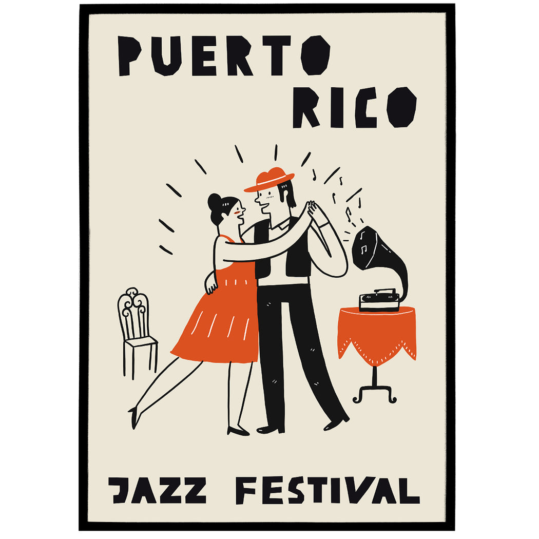 Puerto Rico Jazz Festival Print