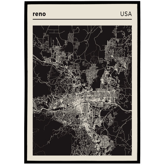 Reno - USA | City Map Poster