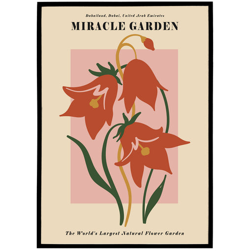 Dubai Miracle Garden Poster