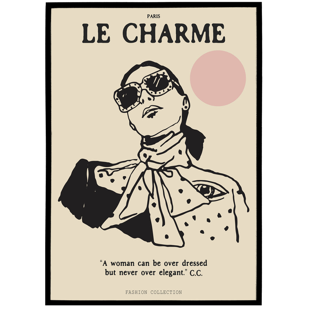 Coco Chanel Fashion Poster — HypeSheriff US