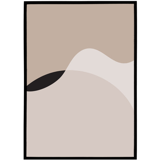 Beige Minimalist Art Print 02