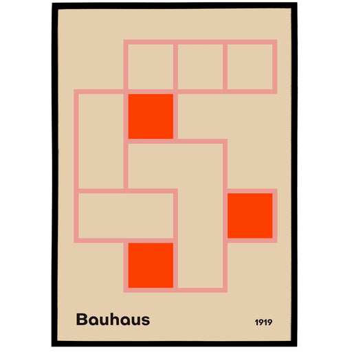 Classic Bauhaus Poster 1919
