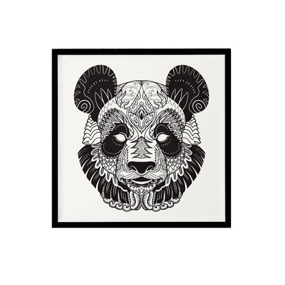 Zentangle Panda Art Print