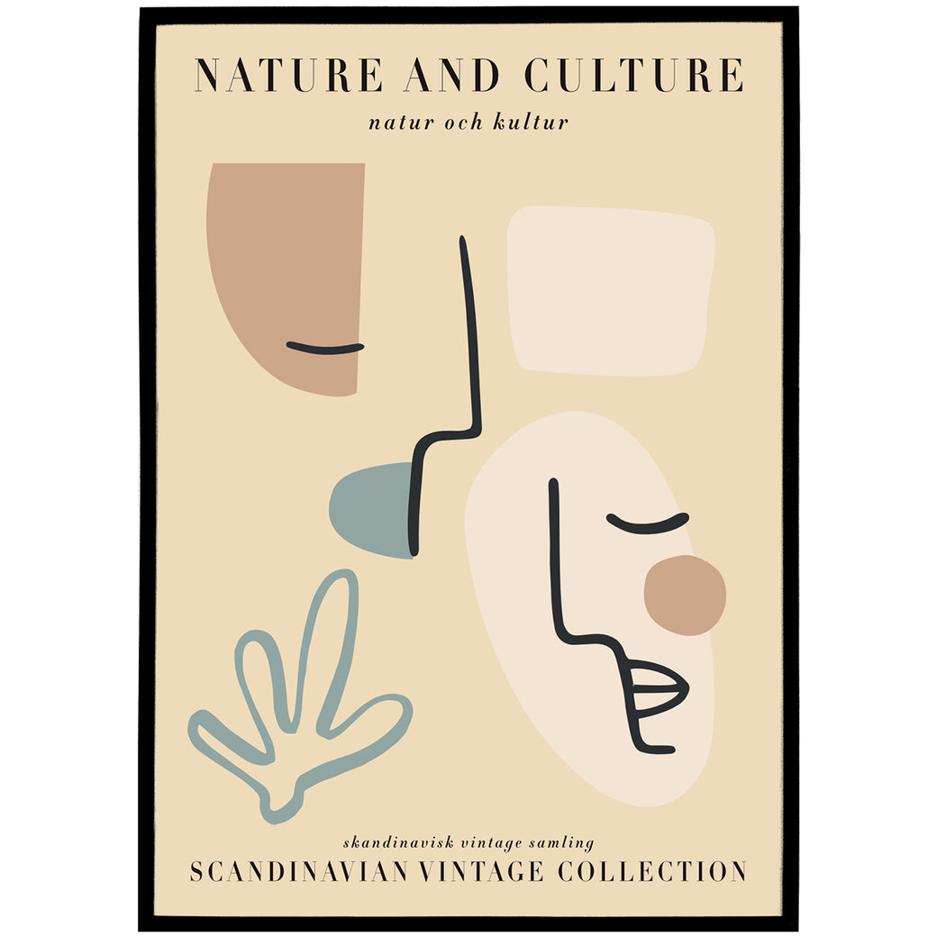 Nature And Culture Vintage Poster
