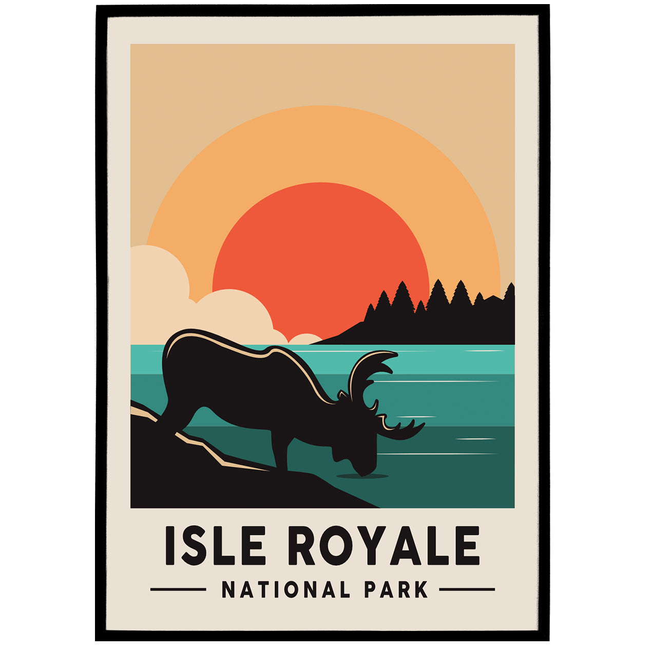 Isle Royale National Park Poster