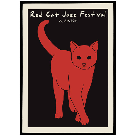 Red Cat Jazz Festival Poster