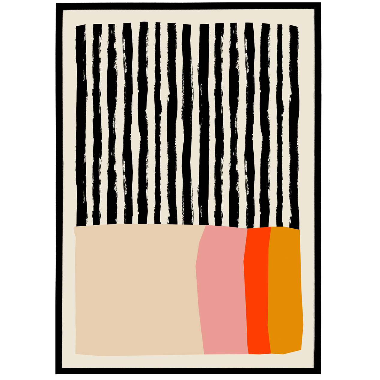 Retro Abstract Art Print