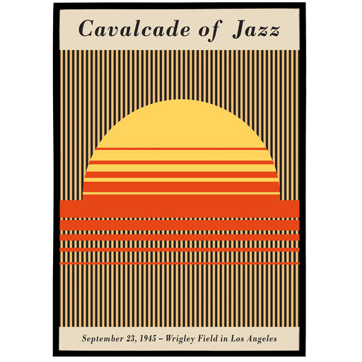 1967 Cavalcade of Jazz Festival Poster