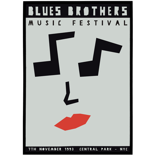 Blues Brothers Jazz Festival Poster