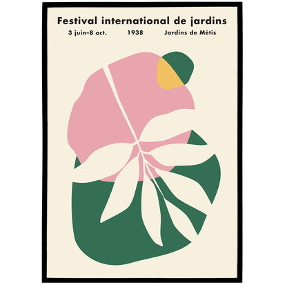 Gardening Festival French Poster
